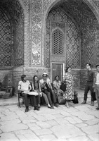 Fanų kalnai · 30 Samarkandas, mozaikos, Alvidas, Lina. vadas