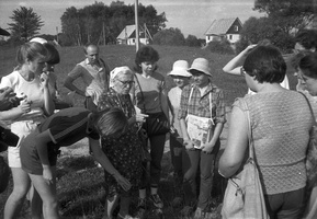 botanikos praktika 1986 · su prof. Marija Natkevičaite - Ivanauskiene