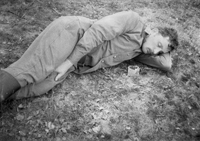 Pabradė 1989 · Kęstas Zamkauskas miega