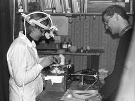 biofizikų laboratorijos 85-89 · Sveta Aleksejenko, Alvydas Šoliūnas