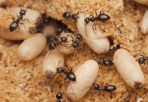 Lasius niger · juodoji sodinė skruzdėlė