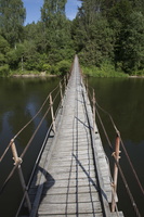 Buivydžiai · kabantis tiltas per Nerį