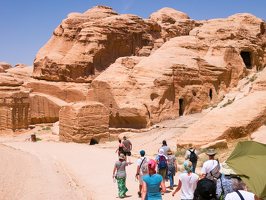 Petra · the Bab as-Siq: Djinn Blocks