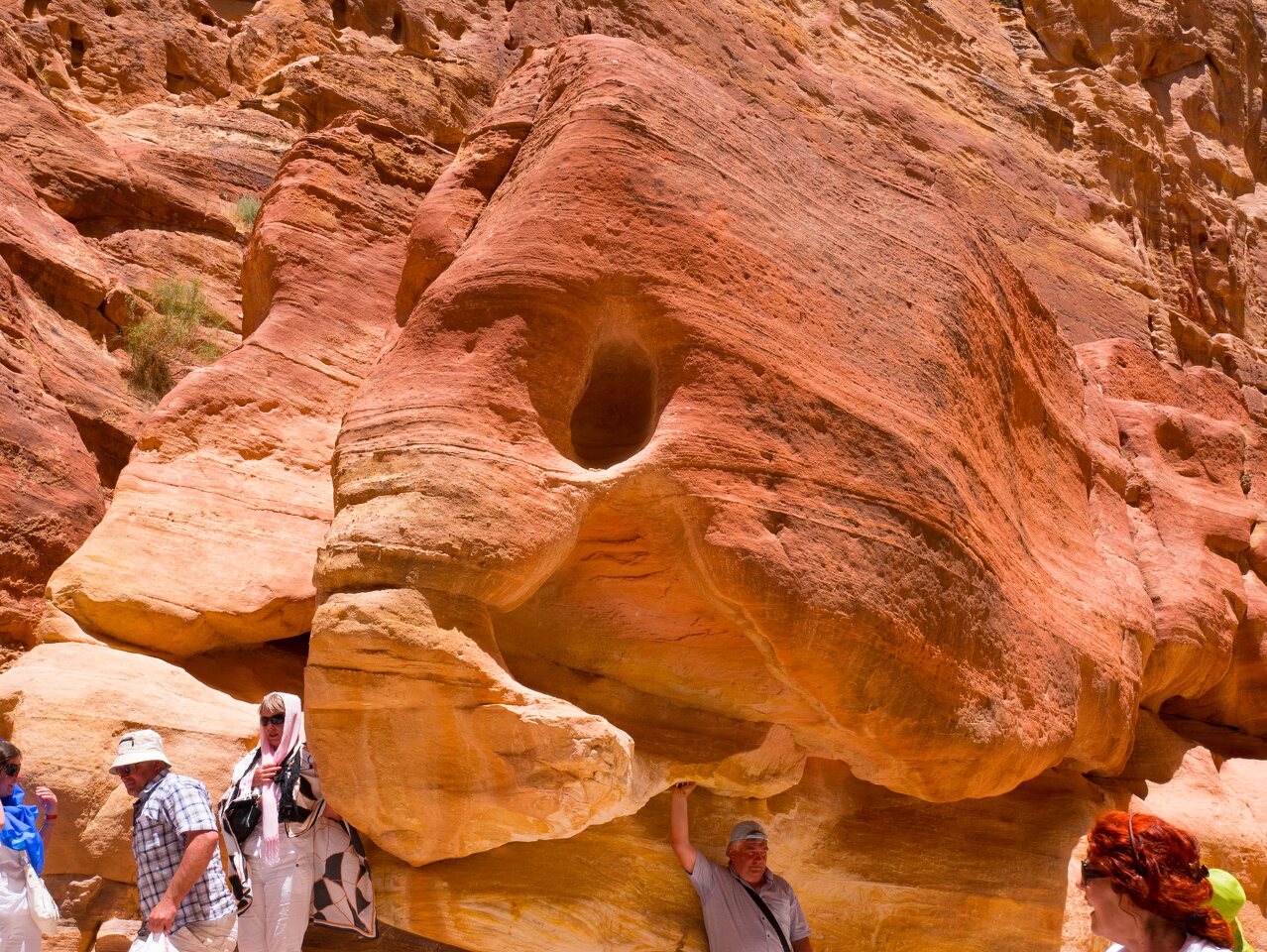 Petra, Jordan · The Siq, rock formation