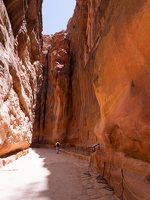 Petra · paved road in the Siq