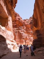 Petra · Outer Siq, large rock-cut Hall BD 65 (on the left)