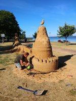 Andrius Sirtautas · smėlio skulptūra