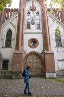 Senieji Trakai · bažnyčios fasadas 6641