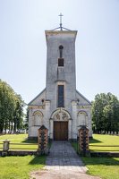 Lėno bažnyčia · fasadas