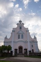 Jūžintų bažnyčia · fasadas, šventoriaus vartai