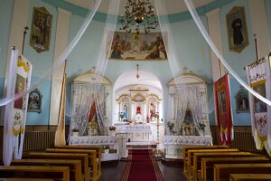 Labūnavos bažnyčia · interjeras